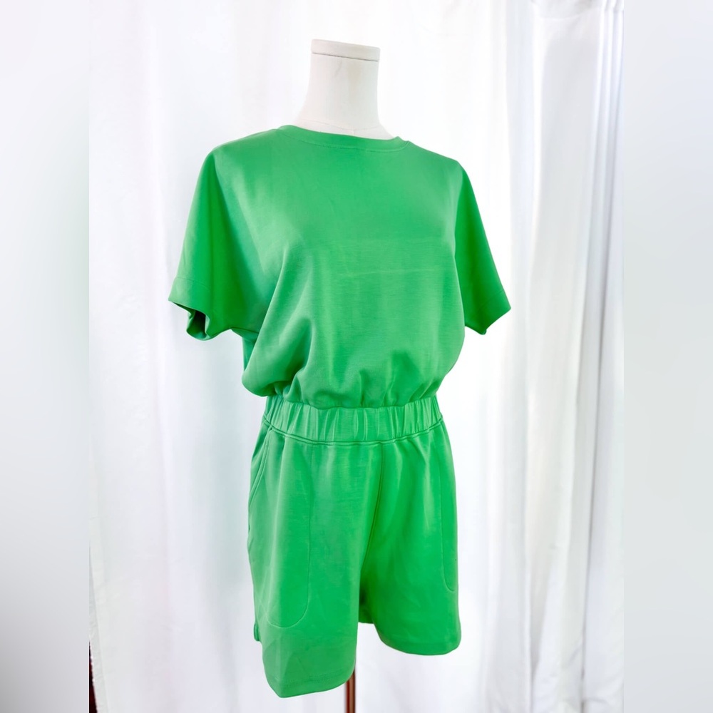 Bright Green Romper